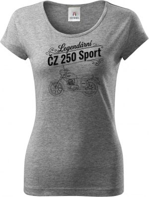 ČZ 250 Sport, černý tisk