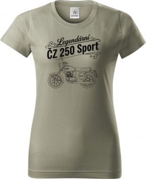 ČZ 250 Sport, černý tisk