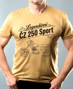 ČZ 250 Sport, černý tisk