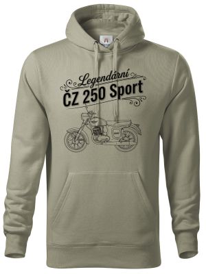 ČZ 250 Sport, černý tisk