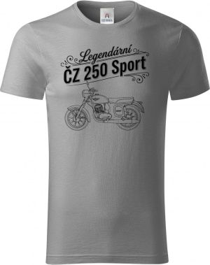 ČZ 250 Sport, černý tisk