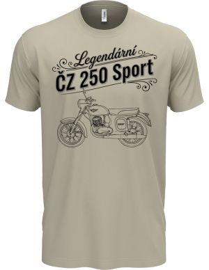 ČZ 250 Sport, černý tisk