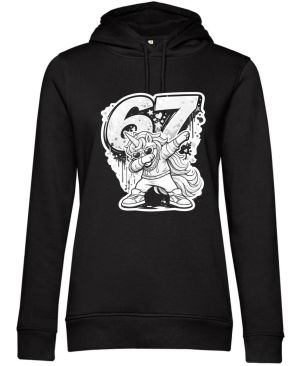 Dabující jednorožec 67, V2, bílý potisk