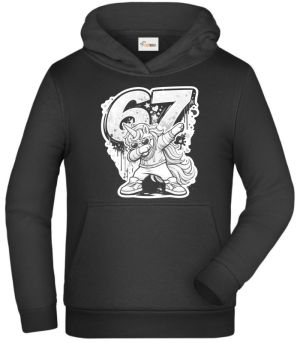 Dabující jednorožec 67, V2, bílý potisk