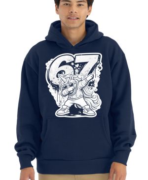 Dabující jednorožec 67, V2, bílý potisk