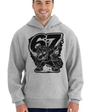 Dabující jednorožec 67, V2, černý potisk