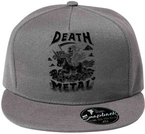 Death metal unicorn, černý tisk