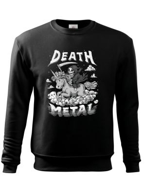 Death metal unicorn,bílý tisk