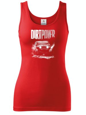 Dirt power, 4X4, bílý tisk