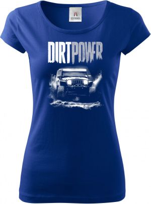 Dirt power, 4X4, bílý tisk