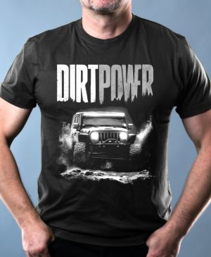 Dirt power, 4X4, bílý tisk