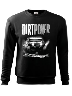 Dirt power, 4X4, bílý tisk