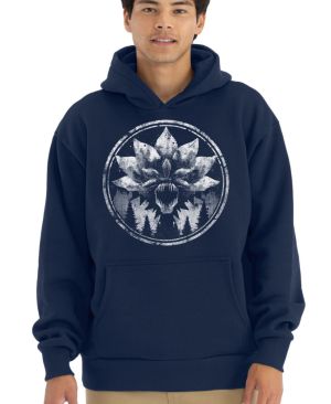 Démon z hlubin lesa, bílý tisk