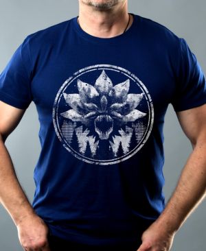 Démon z hlubin lesa, bílý tisk