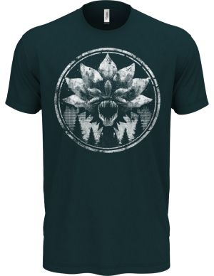 Démon z hlubin lesa, bílý tisk