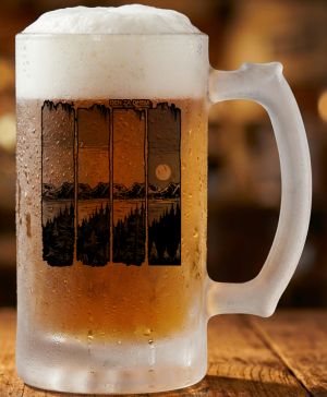 Den za dnem, V2, černý tisk