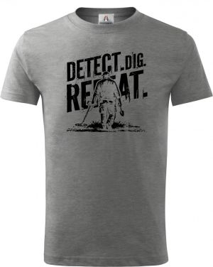 Detect. Dig. Repeat, černý tisk