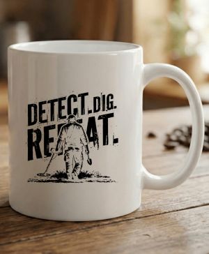 Detect. Dig. Repeat, černý tisk