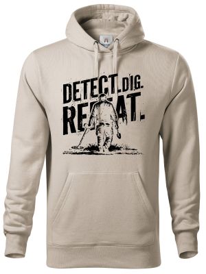 Detect. Dig. Repeat, černý tisk