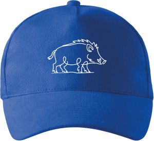 Divoká linie divočák, bílý potisk