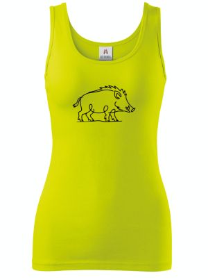 Divoká linie divočák, černý potisk