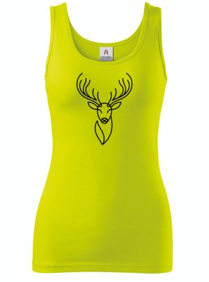 Divoká linie jelen, černý potisk