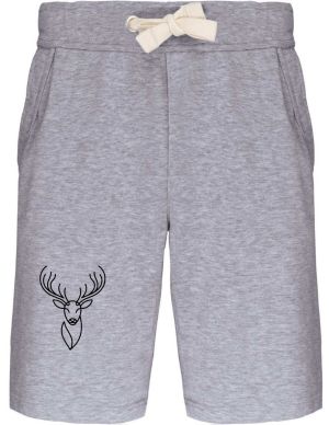 Divoká linie jelen, černý potisk