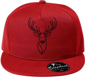 Divoká linie jelen, černý potisk