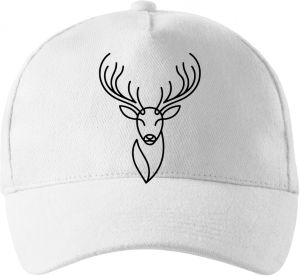 Divoká linie jelen, černý potisk