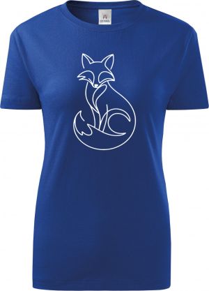 Divoká linie liška, bílý potisk