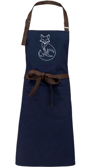 Divoká linie liška, bílý potisk