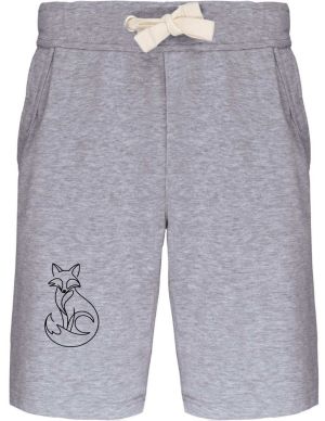 Divoká linie liška, černý potisk