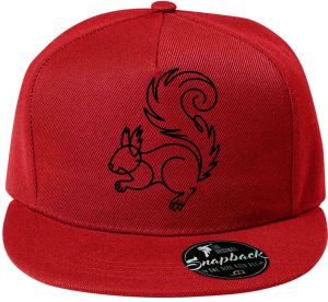 Divoká linie veverka, černý potisk