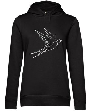 Divoká linie vlaštovka, bílý potisk