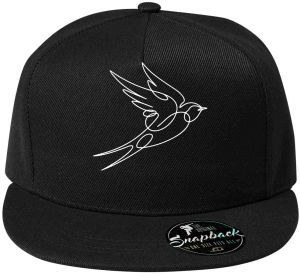 Divoká linie vlaštovka, bílý potisk