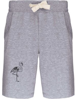 Divoká linie plameňák, černý potisk