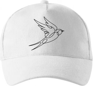 Divoká linie vlaštovka, černý potisk