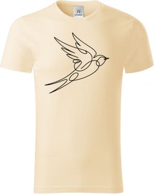 Divoká linie vlaštovka, černý potisk