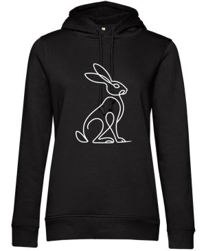 Divoká linie zajíc, bílý potisk