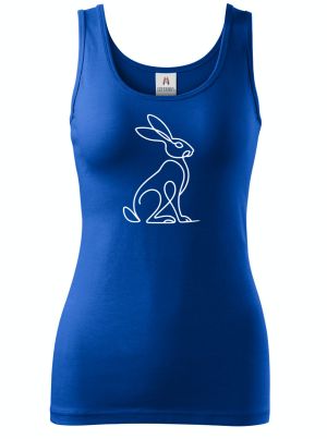 Divoká linie zajíc, bílý potisk