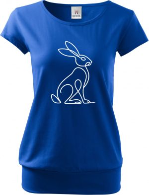 Divoká linie zajíc, bílý potisk