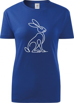 Divoká linie zajíc, bílý potisk