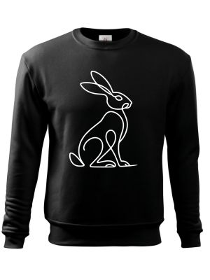 Divoká linie zajíc, bílý potisk