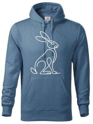 Divoká linie zajíc, bílý potisk