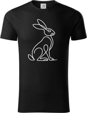 Divoká linie zajíc, bílý potisk