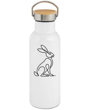 Divoká linie zajíc, černý potisk