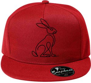 Divoká linie zajíc, černý potisk