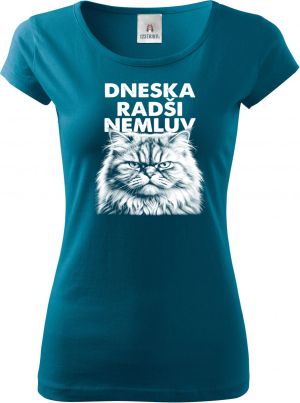 Dneska radši nemluv, bílý tisk