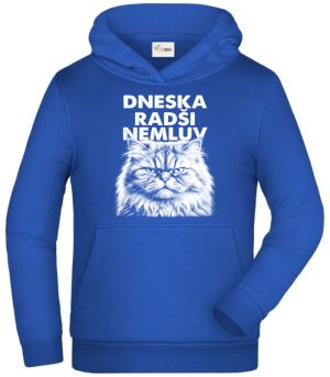 Dneska radši nemluv, bílý tisk