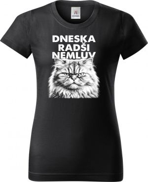Dneska radši nemluv, bílý tisk